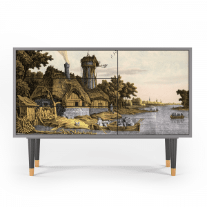 Sideboard - STORYZ - S3 Mill along a River - Grey