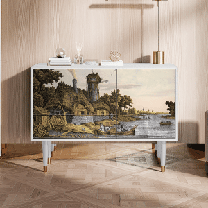 Sideboard - STORYZ - S3 Mill along a River - White