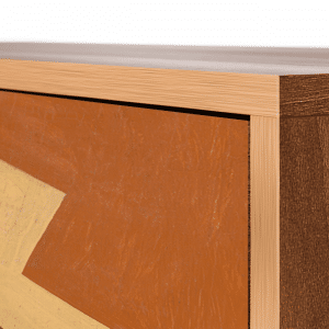 Sideboard - STORYZ - S3 Glass and Checkerboard - Walnut