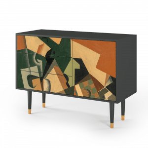 Sideboard - STORYZ - S3 Glass and Checkerboard - Antracite