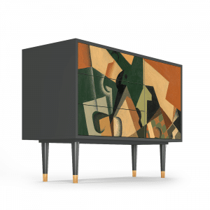 Sideboard - STORYZ - S3 Glass and Checkerboard - Antracite