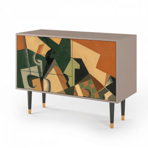 Sideboard - STORYZ - S3 Glass and Checkerboard - Latte