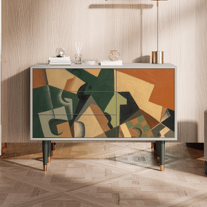 Sideboard - STORYZ - S3 Glass and Checkerboard - Sand