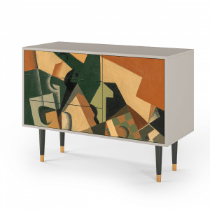 Sideboard - STORYZ - S3 Glass and Checkerboard - Sand