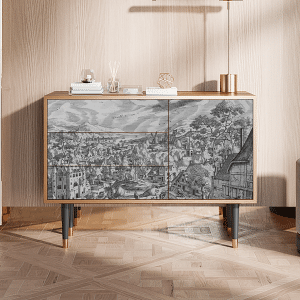 Sideboard - STORYZ - S3 Bird Dropping - Walnut