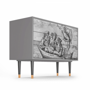 Sideboard - STORYZ - S3 Blau Schuyte - Grey