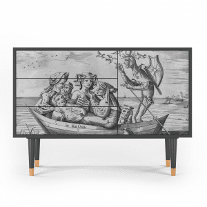 Sideboard - STORYZ - S3 Blau Schuyte - Antracite