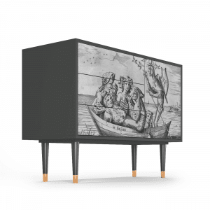 Sideboard - STORYZ - S3 Blau Schuyte - Antracite