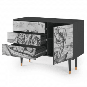 Sideboard - STORYZ - S3 Blau Schuyte - Antracite