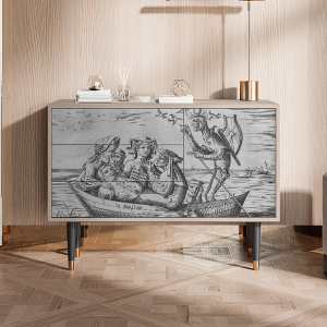 Sideboard - STORYZ - S3 Blau Schuyte - Latte