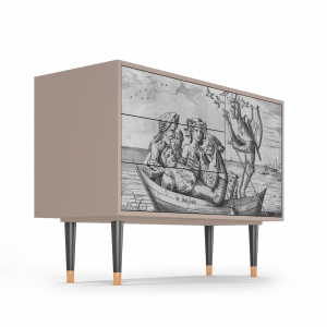 Sideboard - STORYZ - S3 Blau Schuyte - Latte