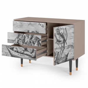 Sideboard - STORYZ - S3 Blau Schuyte - Latte