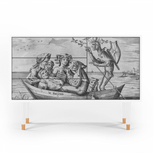 Sideboard - STORYZ - S3 Blau Schuyte - White