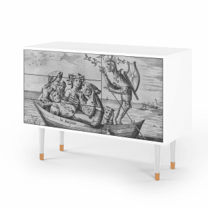 Sideboard - STORYZ - S3 Blau Schuyte - White