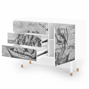 Sideboard - STORYZ - S3 Blau Schuyte - White