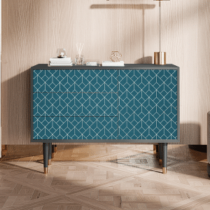 Sideboard - STORYZ - S3 Turquoise Geometry - Antracite