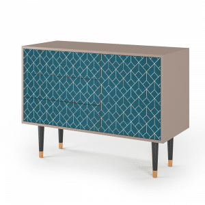 Sideboard - STORYZ - S3 Turquoise Geometry - Latte
