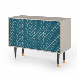 Sideboard - STORYZ - S3 Turquoise Geometry - Sand