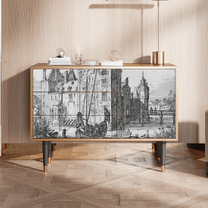 Sideboard - STORYZ - S3 Castle with Bridge - Walnut