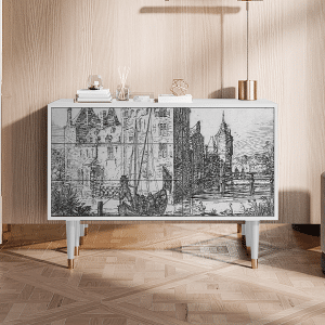 Sideboard - STORYZ - S3 Castle with Bridge - White