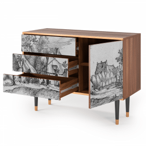 Sideboard - STORYZ - S3 Farms in a Village - Walnut