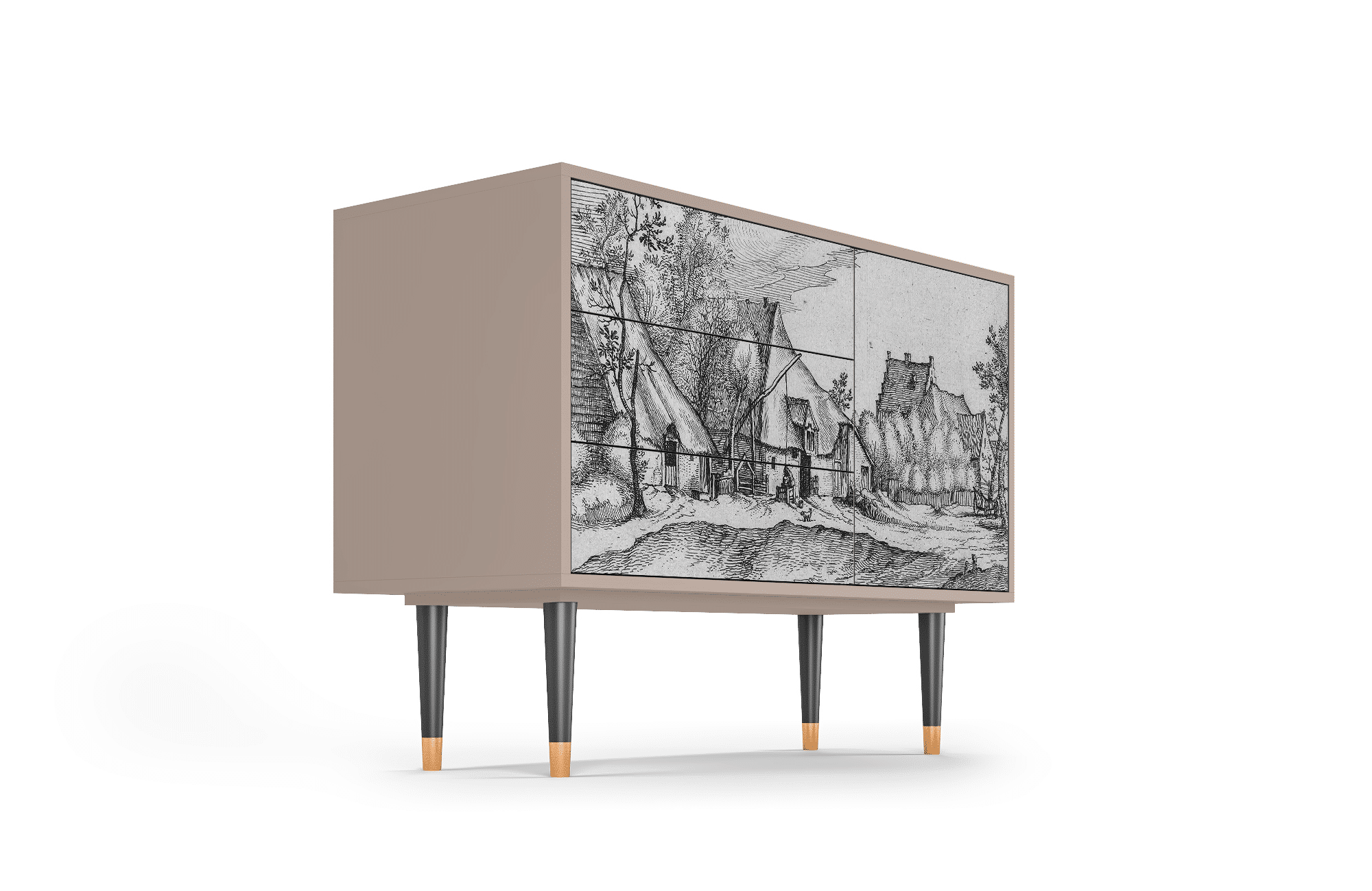 Sideboard – STORYZ – S3 Farms in a Village – Latte Sideboard - STORYZ - S3 Farms in a Village - Latte