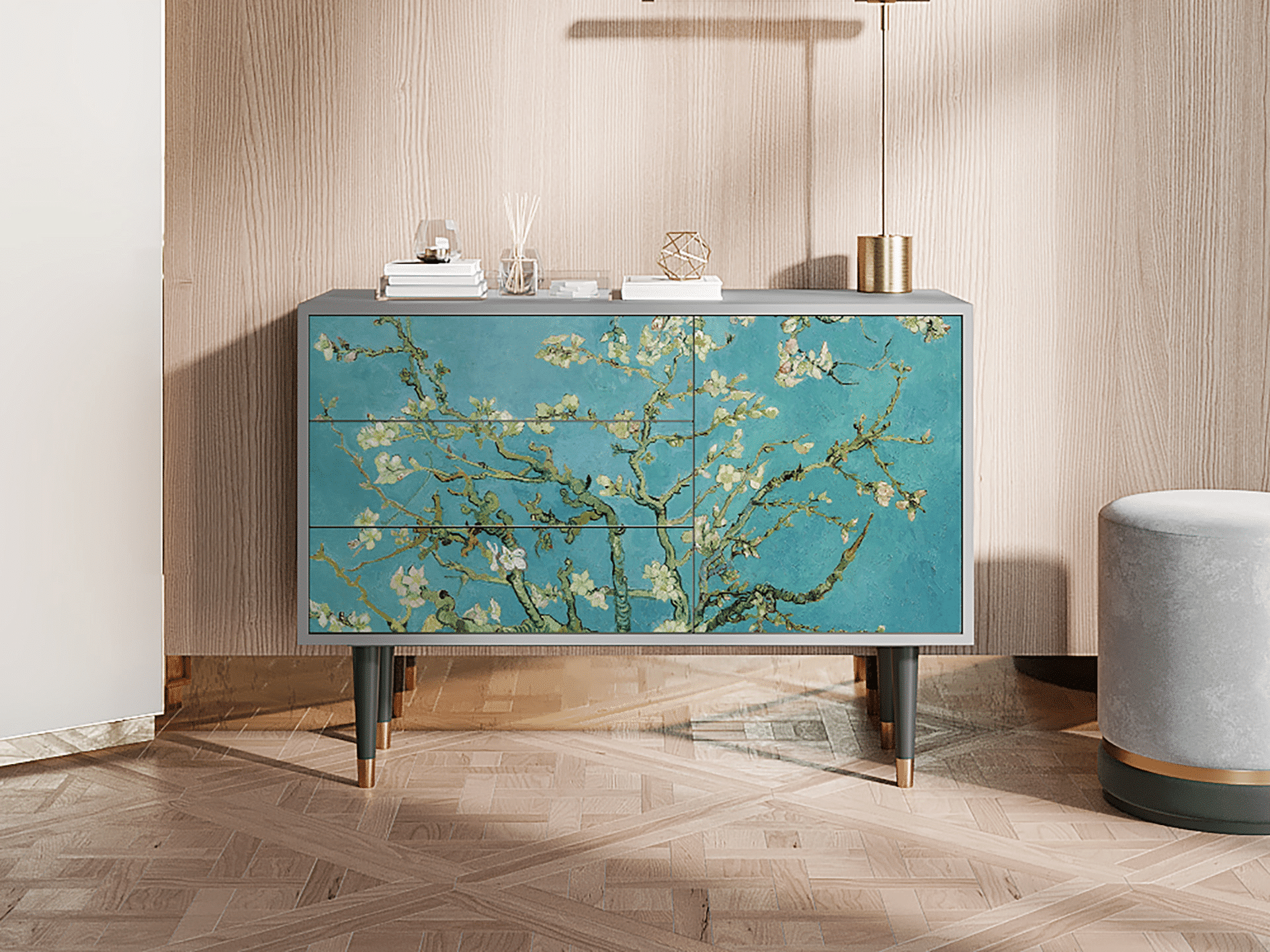 Sideboard - STORYZ - S3 Almond Blossom - Grey Sideboard - STORYZ - S3 Almond Blossom - Grey