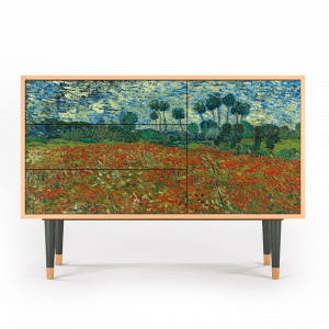 Sideboard - STORYZ - S3 Poppy field by van Gogh - Walnut