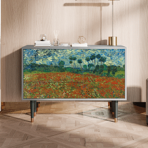 Sideboard - STORYZ - S3 Poppy field by van Gogh - Grey