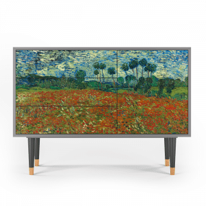 Sideboard - STORYZ - S3 Poppy field by van Gogh - Grey