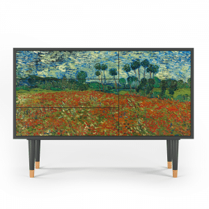 Sideboard - STORYZ - S3 Poppy field by van Gogh - Antracite