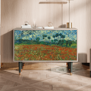 Sideboard - STORYZ - S3 Poppy field by van Gogh - Latte