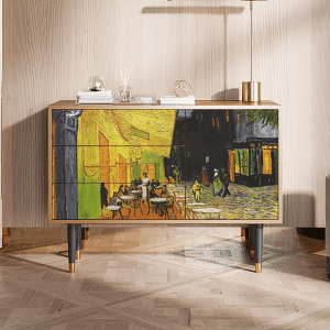 Sideboard - STORYZ - S3 Café Terrace at Night - Walnut