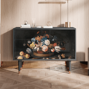 Sideboard - STORYZ - S3 Still Life with Flowers - Antracite