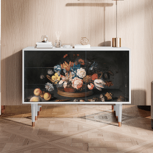 Sideboard - STORYZ - S3 Still Life with Flowers - White