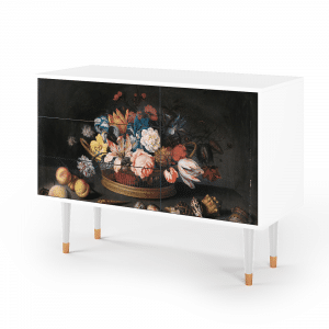 Sideboard - STORYZ - S3 Still Life with Flowers - White