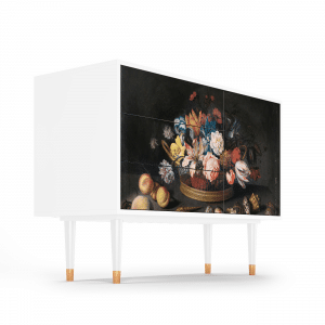 Sideboard - STORYZ - S3 Still Life with Flowers - White