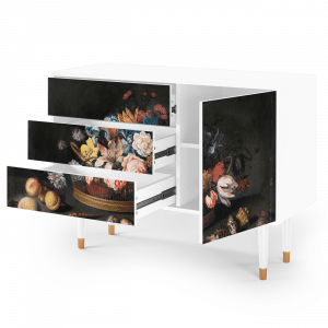 Sideboard - STORYZ - S3 Still Life with Flowers - White
