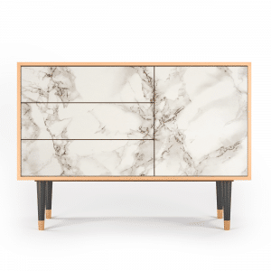Sideboard - STORYZ - S3 Milk Marble - Walnut