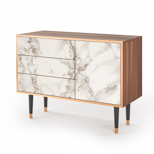 Sideboard - STORYZ - S3 Milk Marble - Walnut
