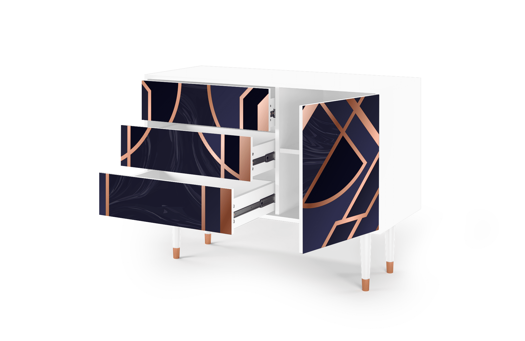 Sideboard – STORYZ – S3 Purple Temple – White Sideboard - STORYZ - S3 Purple Temple - White