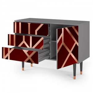 Sideboard - STORYZ - S3 Velvet 1920's - Grey