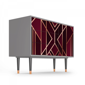 Sideboard - STORYZ - S3 Burgundy Jewelery - Grey