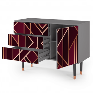 Sideboard - STORYZ - S3 Burgundy Jewelery - Grey