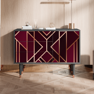 Sideboard - STORYZ - S3 Burgundy Jewelery - Antracite
