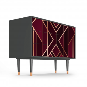 Sideboard - STORYZ - S3 Burgundy Jewelery - Antracite