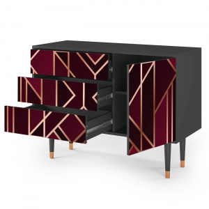 Sideboard - STORYZ - S3 Burgundy Jewelery - Antracite