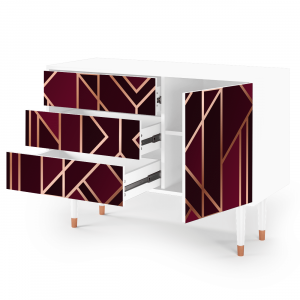 Sideboard - STORYZ - S3 Burgundy Jewelery - White