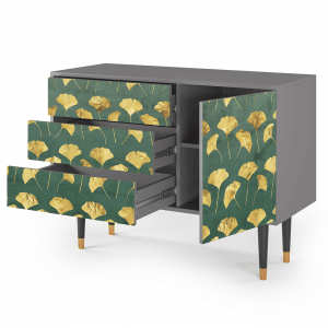 Sideboard - STORYZ - S3 Gingko leaves - Grey