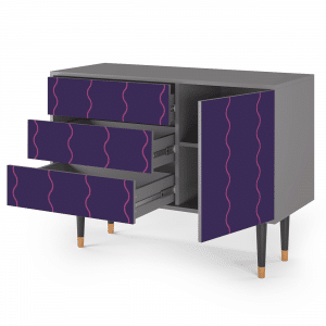 Sideboard - STORYZ - S3 Grape Maccaroni - Grey